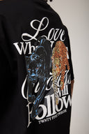 Grafik Baskılı Oversize T- shirt