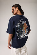 Grafik Baskılı Oversize T- shirt