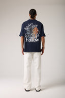 Grafik Baskılı Oversize T- shirt