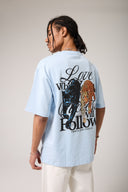 Grafik Baskılı Oversize T- shirt