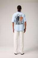 Grafik Baskılı Oversize T- shirt