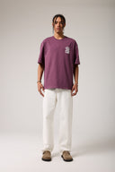 Grafik Baskılı Oversize T- shirt