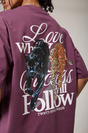 Grafik Baskılı Oversize T- shirt