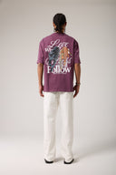 Grafik Baskılı Oversize T- shirt