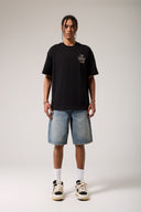 Grafik Baskılı Oversized T- shirt