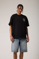 Grafik Baskılı Oversized T- shirt