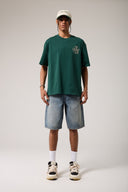 Grafik Baskılı Oversized T- shirt