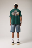 Grafik Baskılı Oversized T- shirt