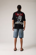 Jaguar Baskılı Oversized T- shirt