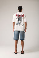 Jaguar Baskılı Oversized T- shirt