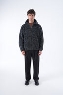 Kapüşonlu Oversize Teddy Mont