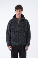 Kapüşonlu Oversize Teddy Mont