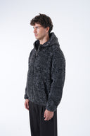 Kapüşonlu Oversize Teddy Mont