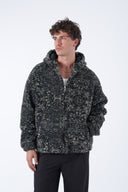 Kapüşonlu Oversize Teddy Mont