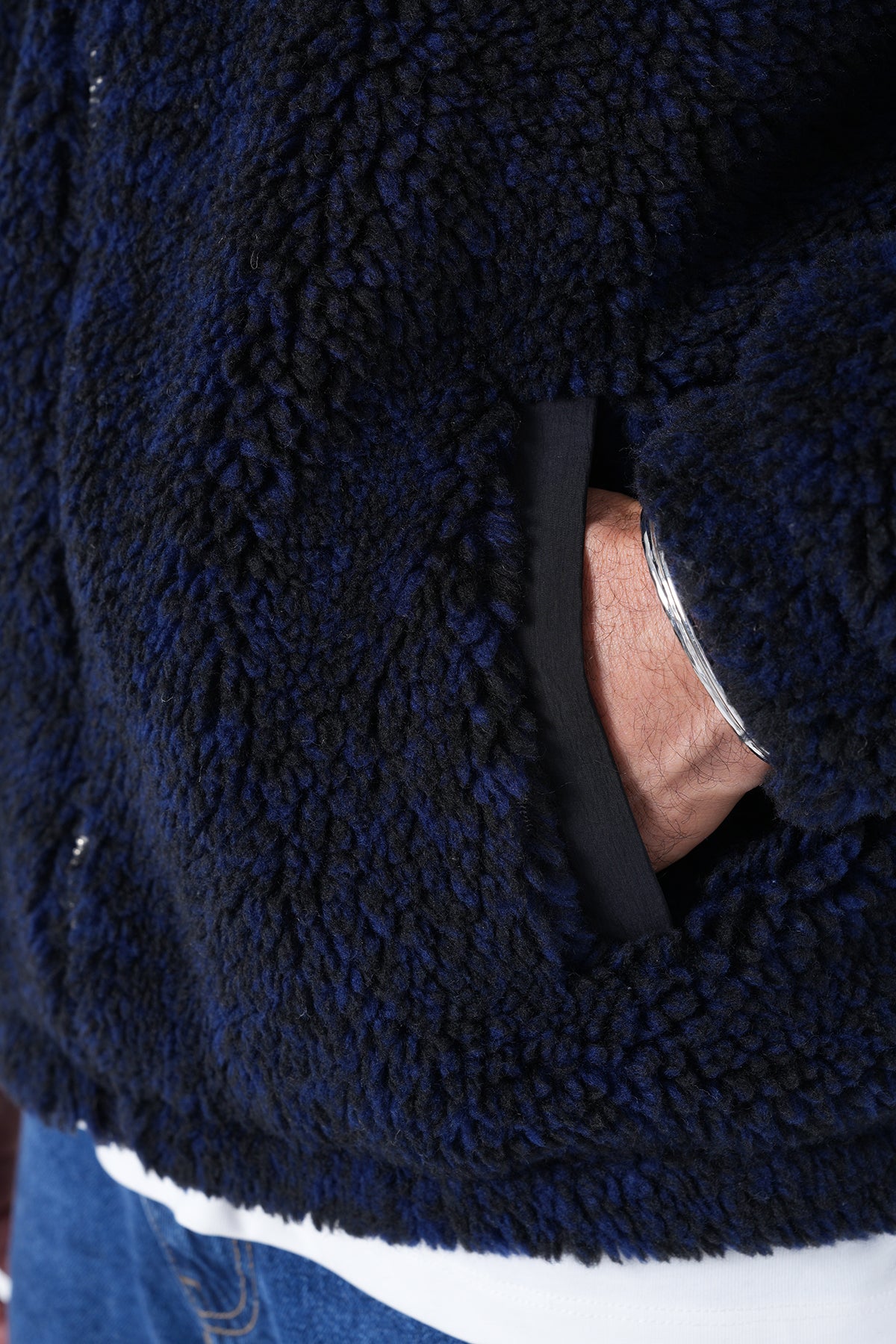 Kapüşonlu Oversıze Teddy Mont