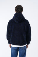 Kapüşonlu Oversize Teddy Mont