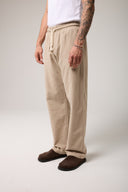 Keten Bel Bağlamalı Baggy Pantolon