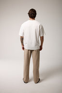 Keten Bel Bağlamalı Baggy Pantolon