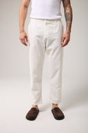Keten Dokulu Regular Pantolon