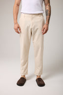 Keten Dokulu Regular Pantolon