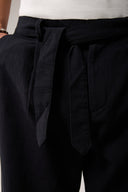 Keten Kemerli Baggy Pantolon
