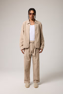 Keten Kemerli Baggy Pantolon
