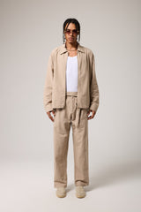 Keten Kemerli Baggy Pantolon