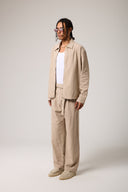 Keten Kemerli Baggy Pantolon
