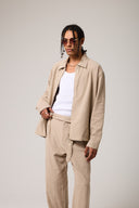 Keten Kemerli Baggy Pantolon