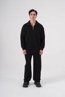 Loose Fit Yarım Fermuarlı Sweatshirt