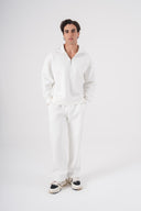 Loose Fit Yarım Fermuarlı Sweatshirt