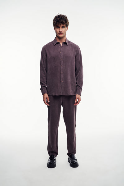 Lyocell Karışımlı Regular Fit Gömlek