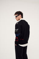 Nakış Detaylı Triko Hırka