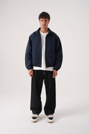 Nakışlı Oversize Bomber Ceket