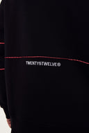 Nakışlı Yarım Fermuarlı Sweatshirt