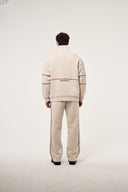 Nakışlı Yarım Fermuarlı Sweatshirt