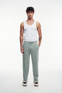 Nervür Dikiş Straight Fit Eşofman Altı