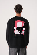 Noble Stance Baskılı Grafik Sweatshirt