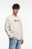 Noble Stance Baskılı Grafik Sweatshirt