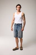 Oversıze Denim Şort