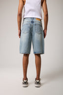 Oversıze Denim Şort
