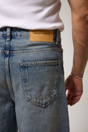 Oversıze Denim Şort