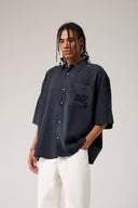 Oversize Kısa Kol Gömlek