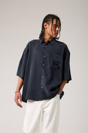 Oversize Kısa Kol Gömlek