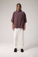 Oversize Kısa Kol Gömlek