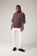 Oversize Kısa Kol Gömlek