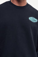 Patch Detaylı Oversize Sweatshirt