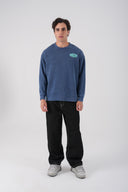 Patch Detaylı Oversize Sweatshirt