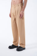 Pileli Beli Lastikli Pantolon