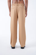 Pileli Beli Lastikli Pantolon